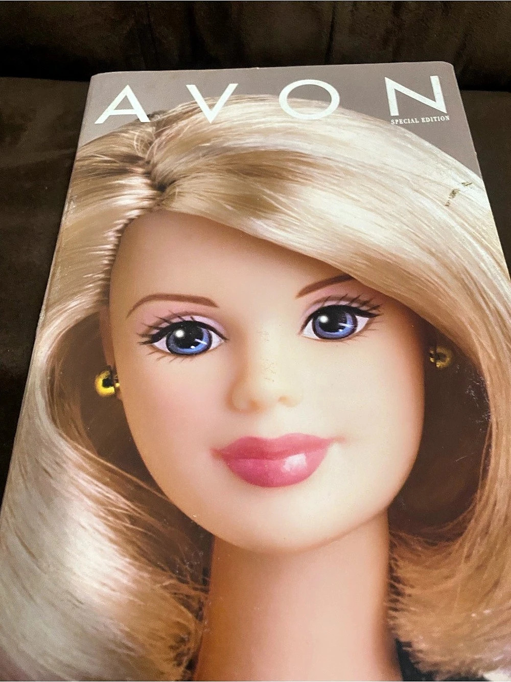 Avon Barbie Doll Sales Representative Collectible Doll in Pink & Black